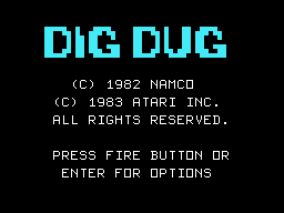Dig Dug screenshot 3 for TI-99
